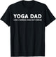 Yoga Father Yoga Dad T-Shirt - T-Shirt | Black