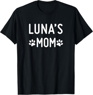 Luna's Mom T-Shirt - T-Shirt | Black