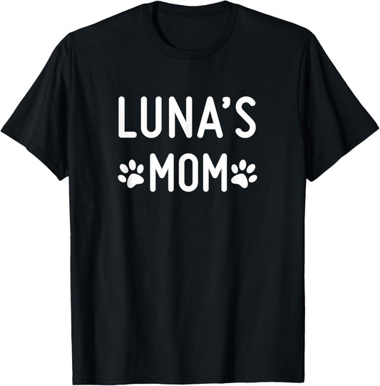 Luna's Mom T-Shirt - T-Shirt | Black
