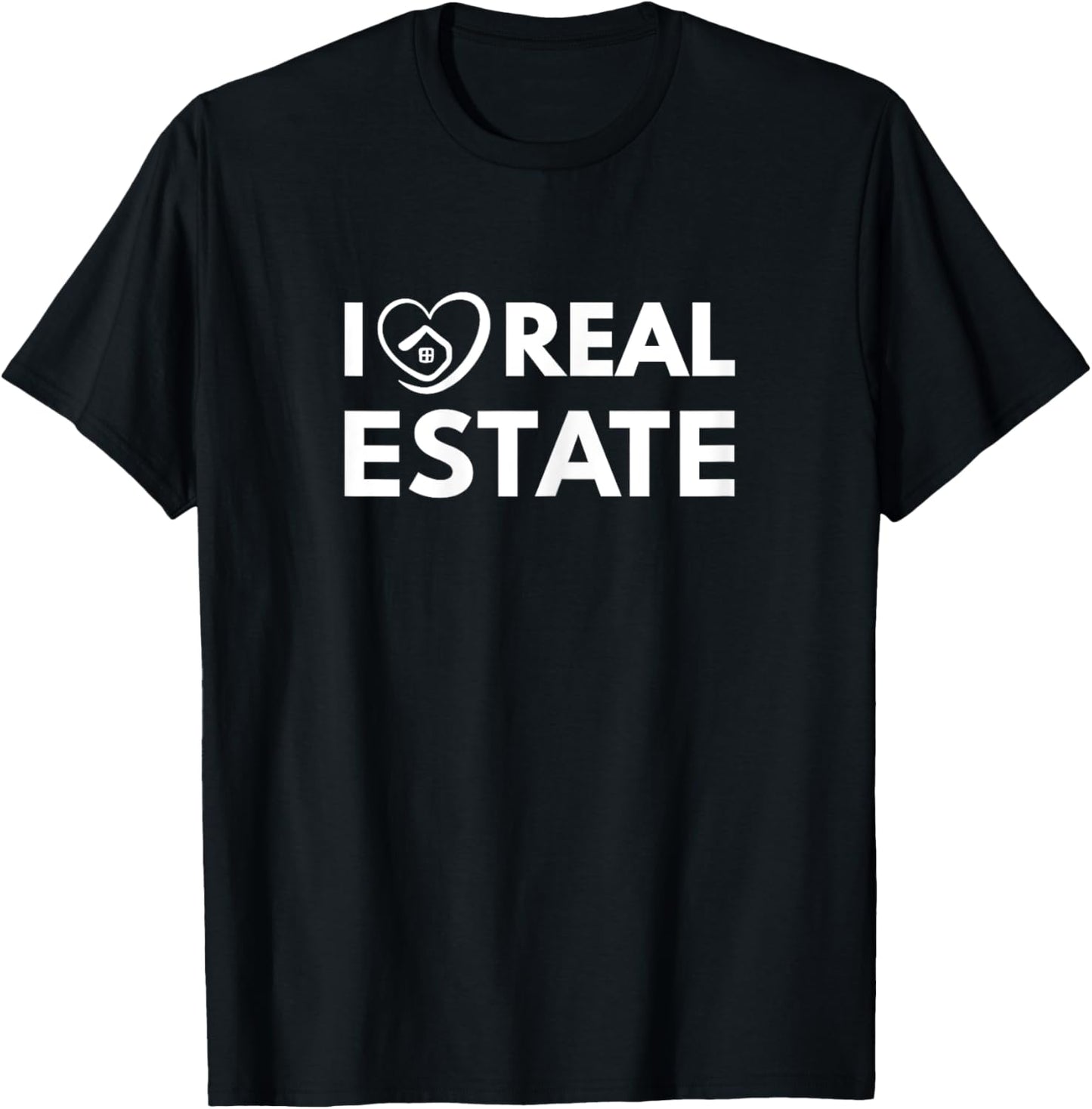 Realtor and Real Estate Agent Love Valentine's Day T-Shirt - T-Shirt | Black