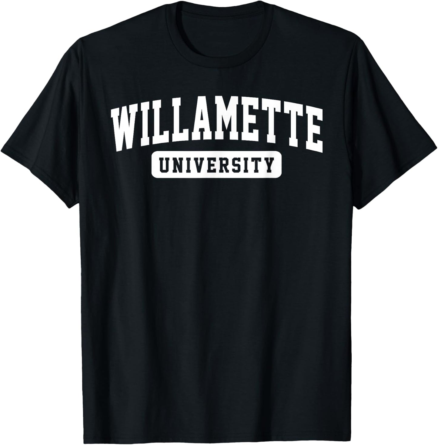 Willamette University Arch Vintage Classic Design Gifts Men T-Shirt - T-Shirt | Black