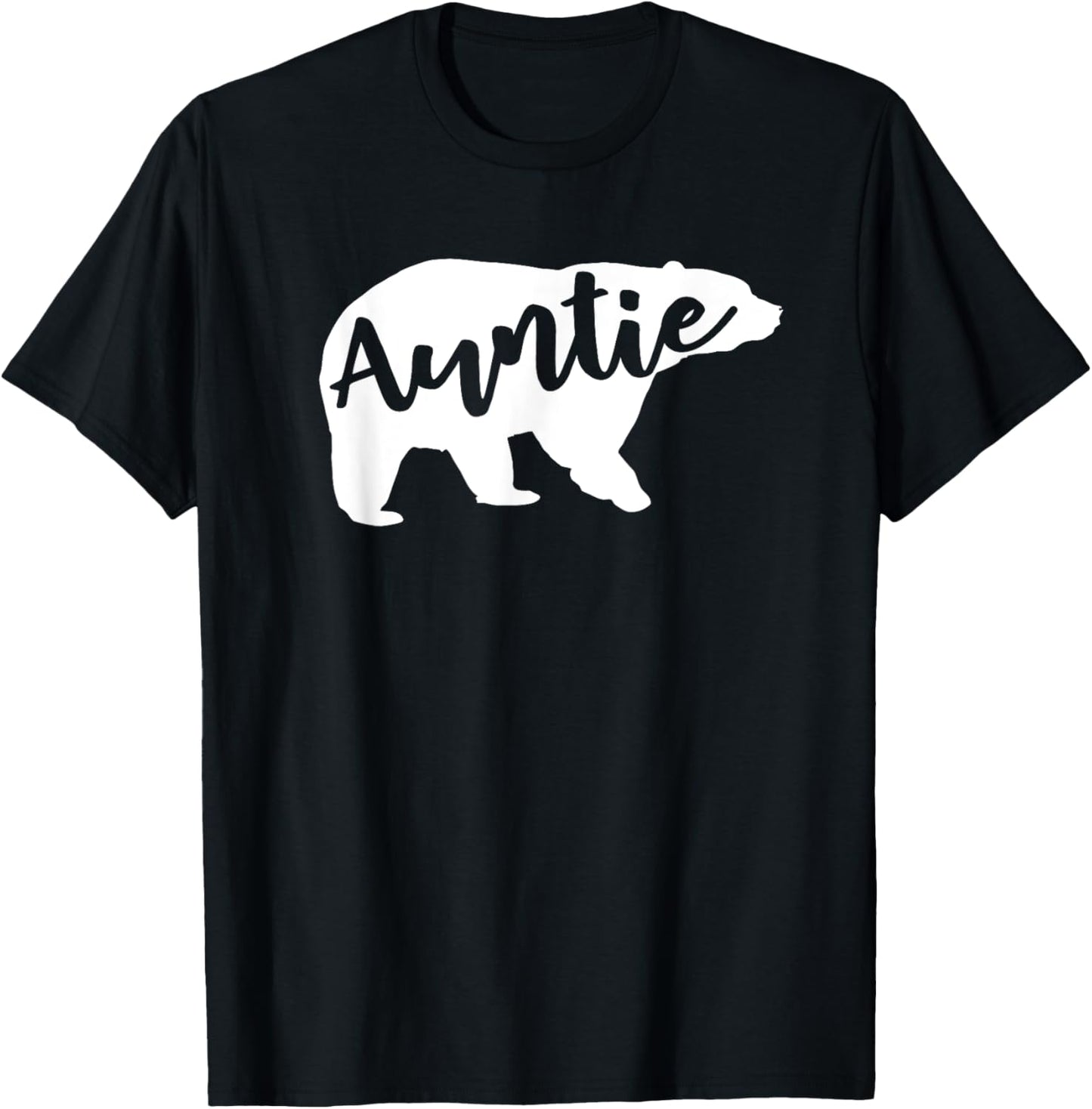 Auntie Bear Aunt Life Camping T-Shirt - T-Shirt | Black