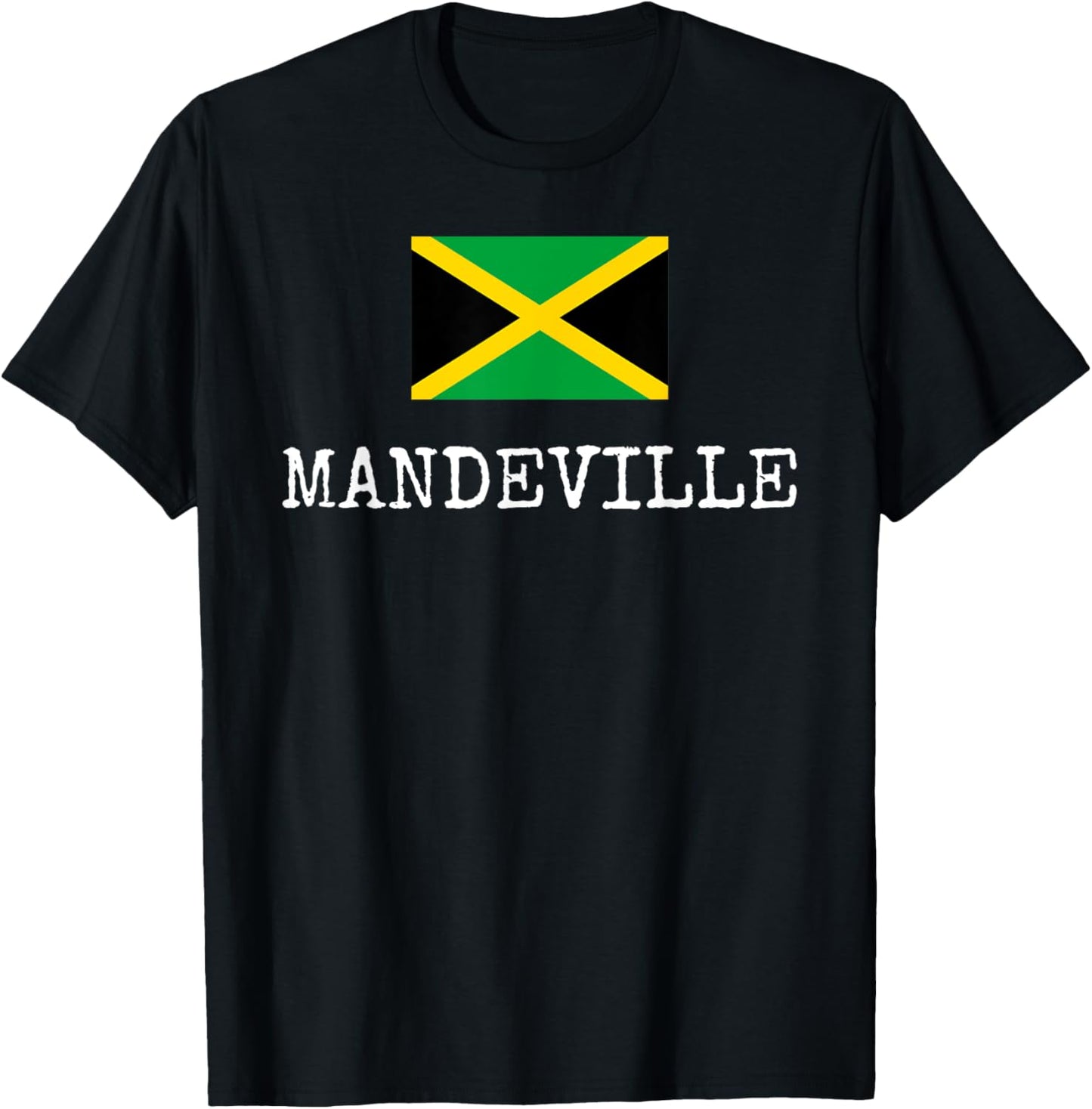 Mandeville Country Jamaica Family Trip Jamaicans Men Women T-Shirt - T-Shirt | Black