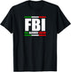 FBI Full Blooded Italian Italy Heritage Pride America T-Shirt - T-Shirt | Black