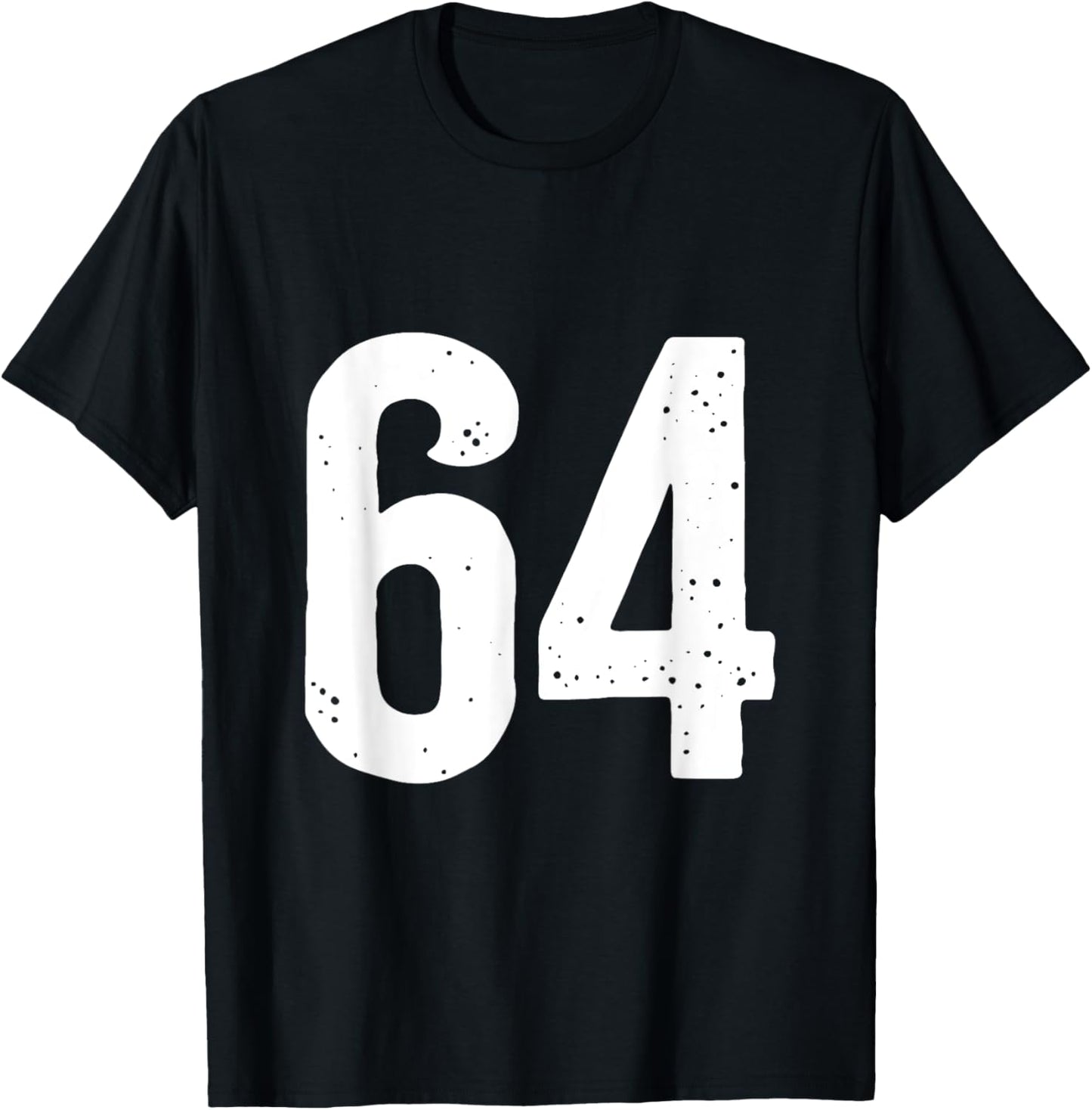 Number 64 T-Shirt - T-Shirt | Black