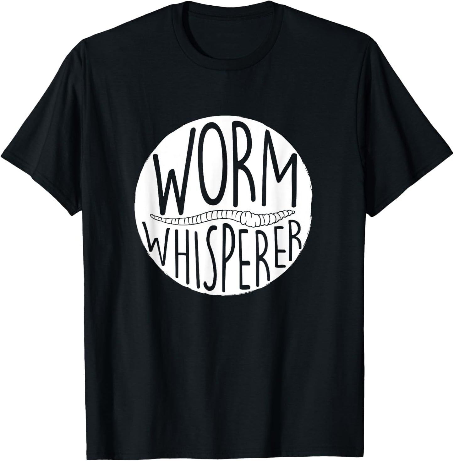 Worm Whisperer, Worm Farmer Vermiculture T-Shirt - T-Shirt | Black