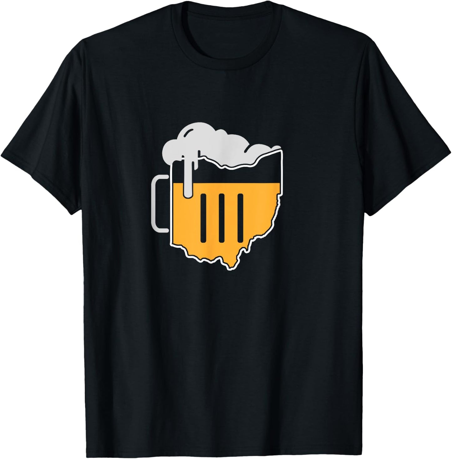 Ohio beer brewing Cincinnati Columbus Gift T-Shirt - T-Shirt | Black