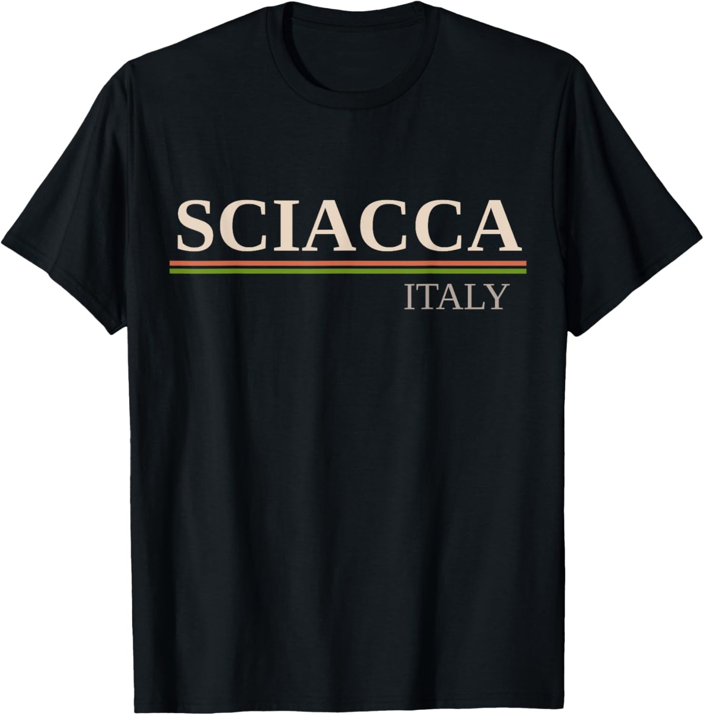 Sciacca Italy T-Shirt - T-Shirt | Black