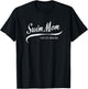 Women’s Swim Team Mom Proud Swim Mama Game Day Snack Mom T-Shirt - T-Shirt | Black
