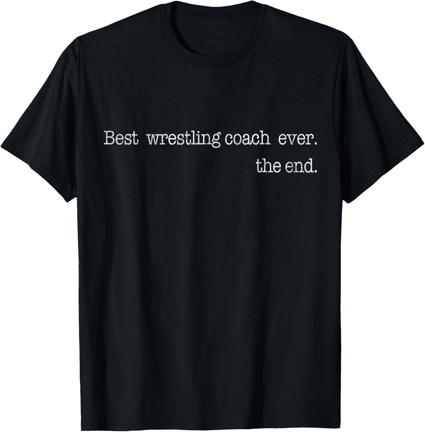 Best Wrestling Coach Scholastic Wrestling Folkstyle Retro T-Shirt - T-Shirt | Black