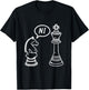 Checker Knight Ni T-Shirt - T-Shirt | Black