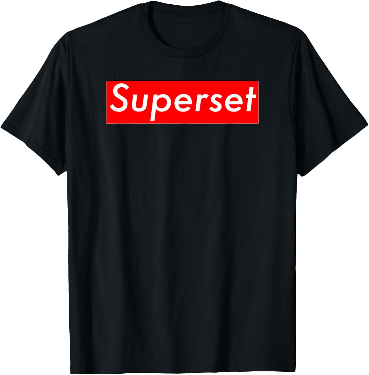 Funny Gym - Fitness - Superset T- Shirt T-Shirt - T-Shirt | Black