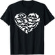 Shark Heart I Love Sharks Shark T-Shirt - T-Shirt | Black