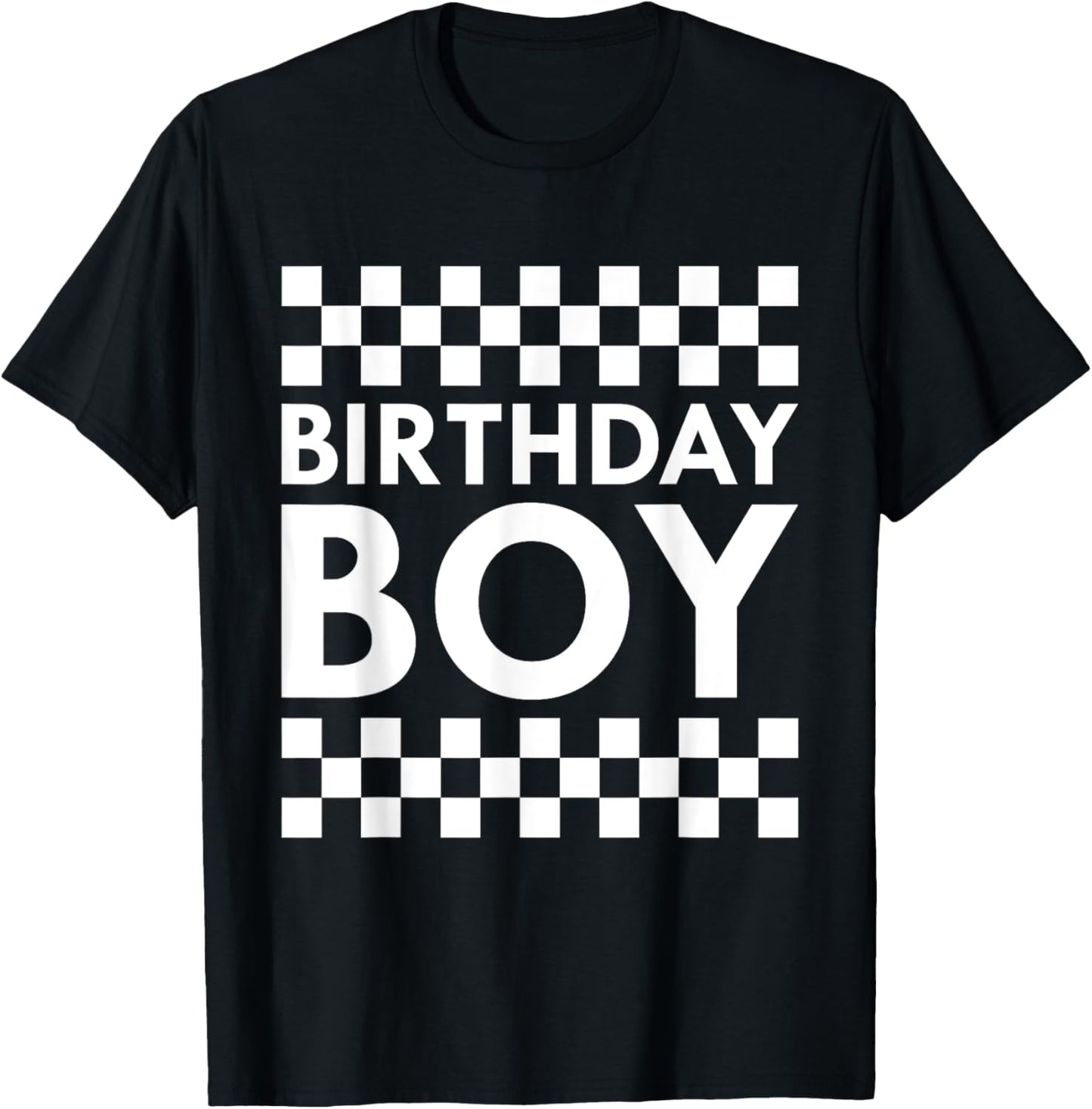 Pit Crew Birthday Boy Family Matching Racing Birthday Boy T-Shirt - T-Shirt | Black