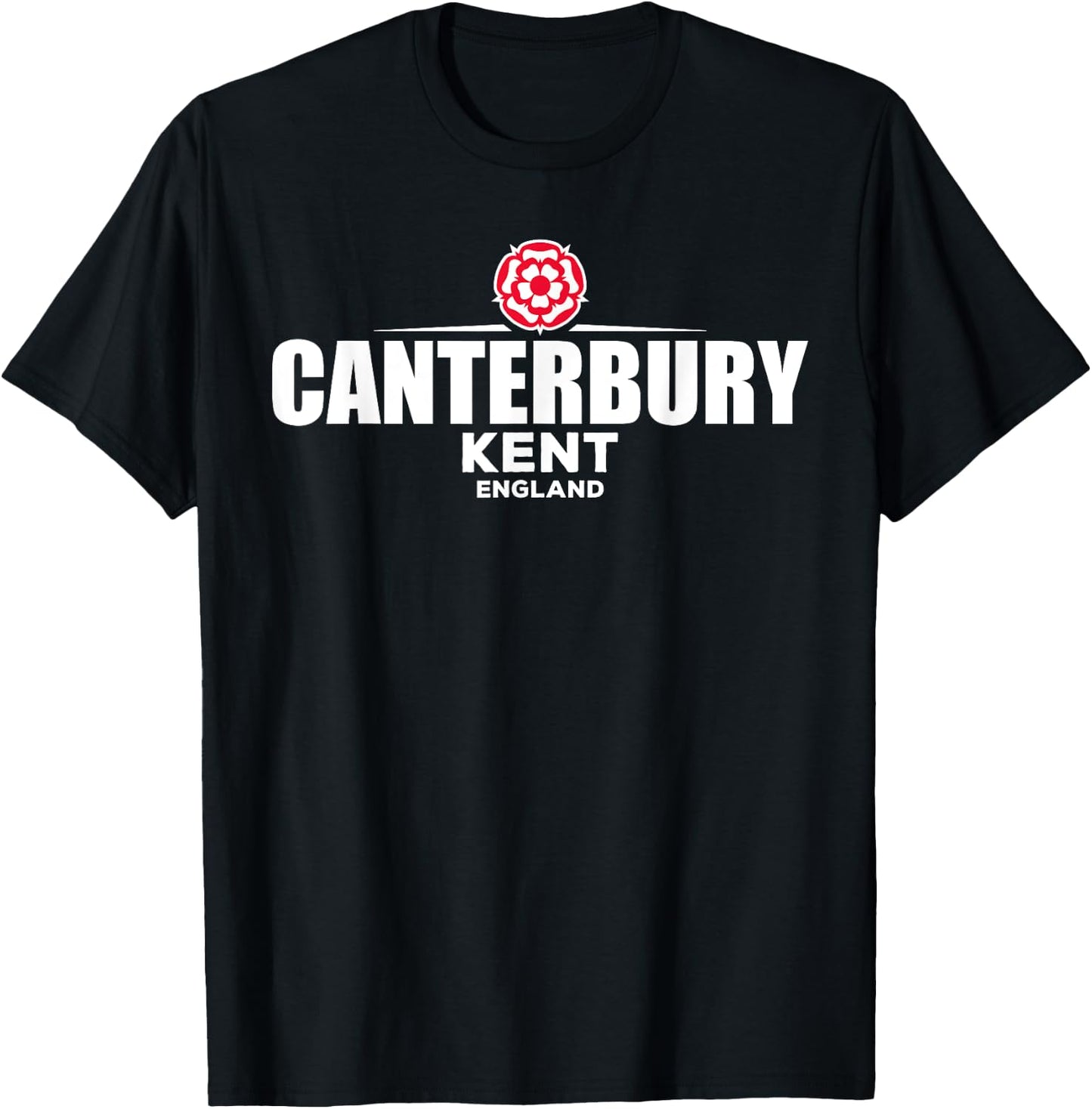 Canterbury Kent England T-Shirt - T-Shirt | Black