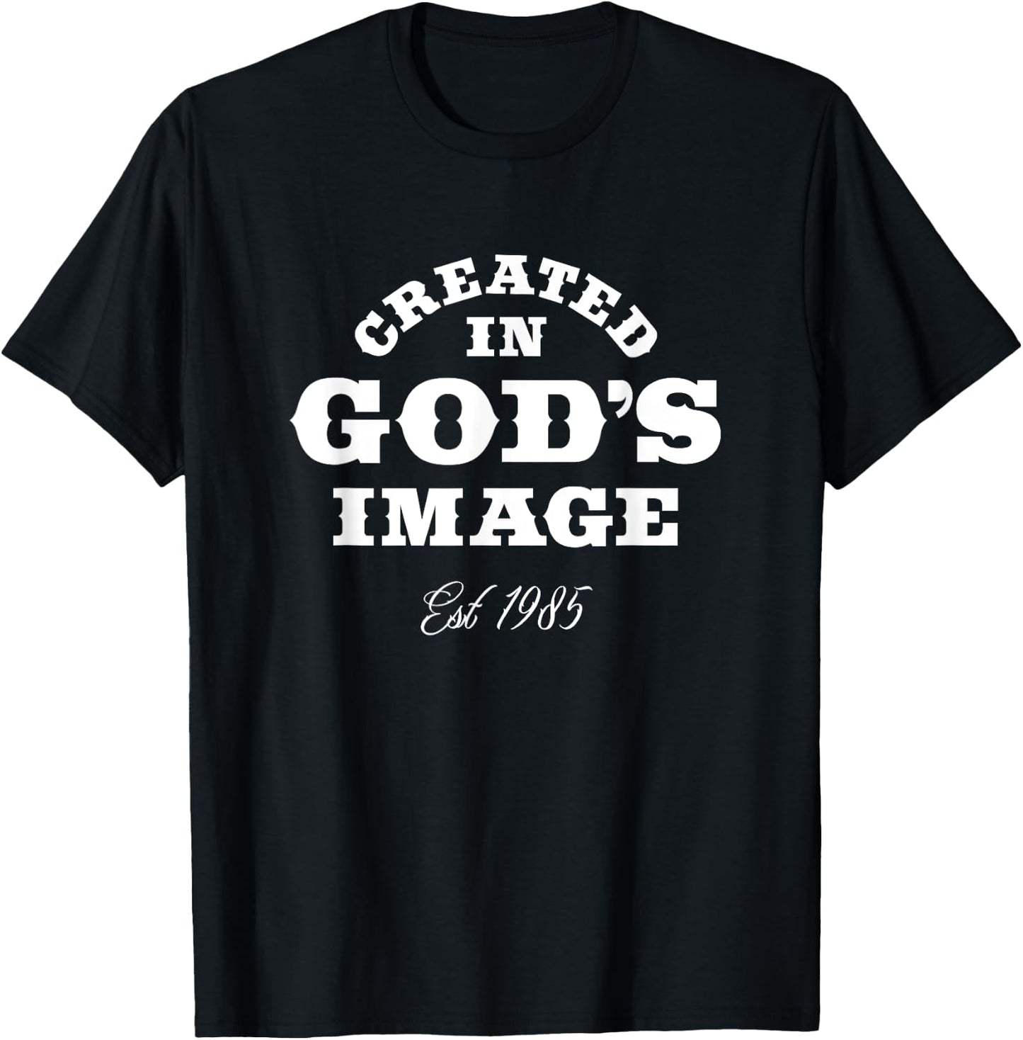 40 Year Old Christian Jesus and God 40th Birthday T-Shirt - T-Shirt | Black