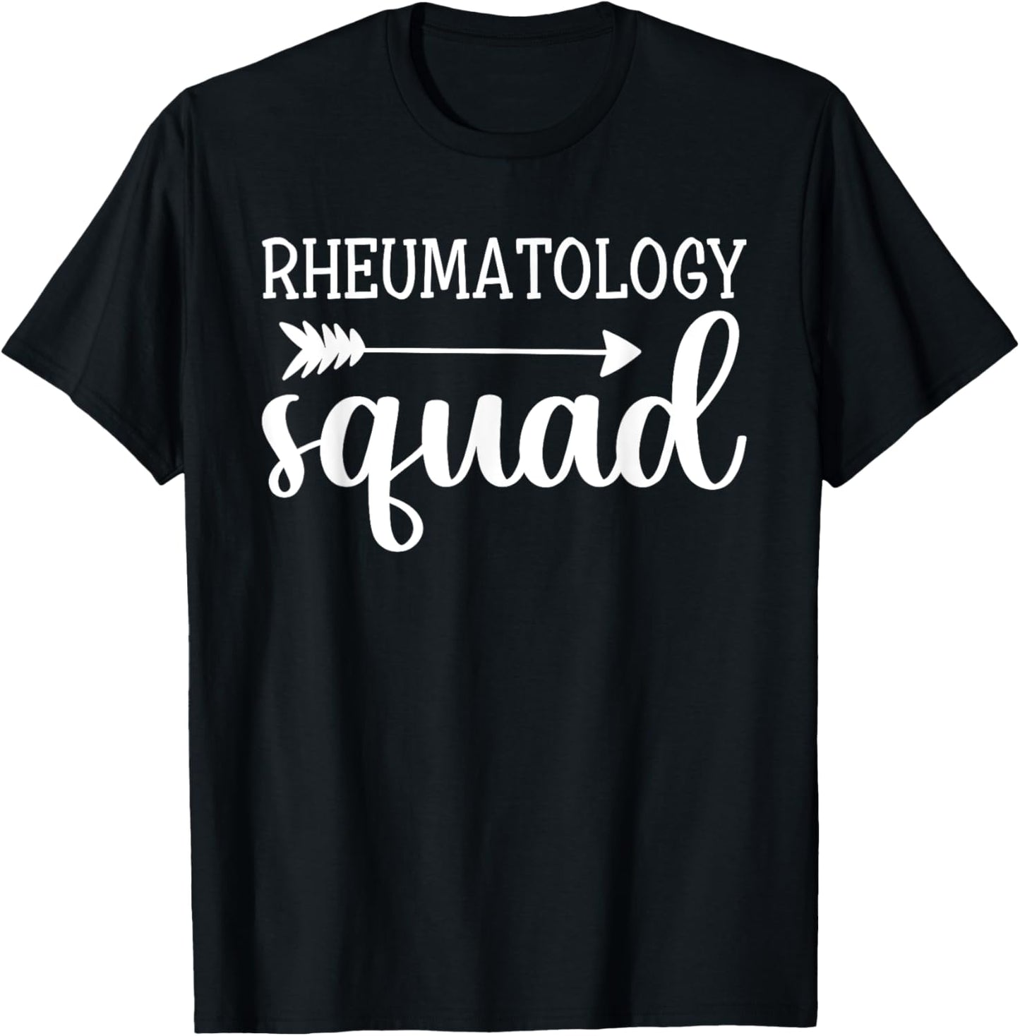 Rheumatology Squad Funny Rheumatology Doctor Rheumatologist T-Shirt - T-Shirt | Black
