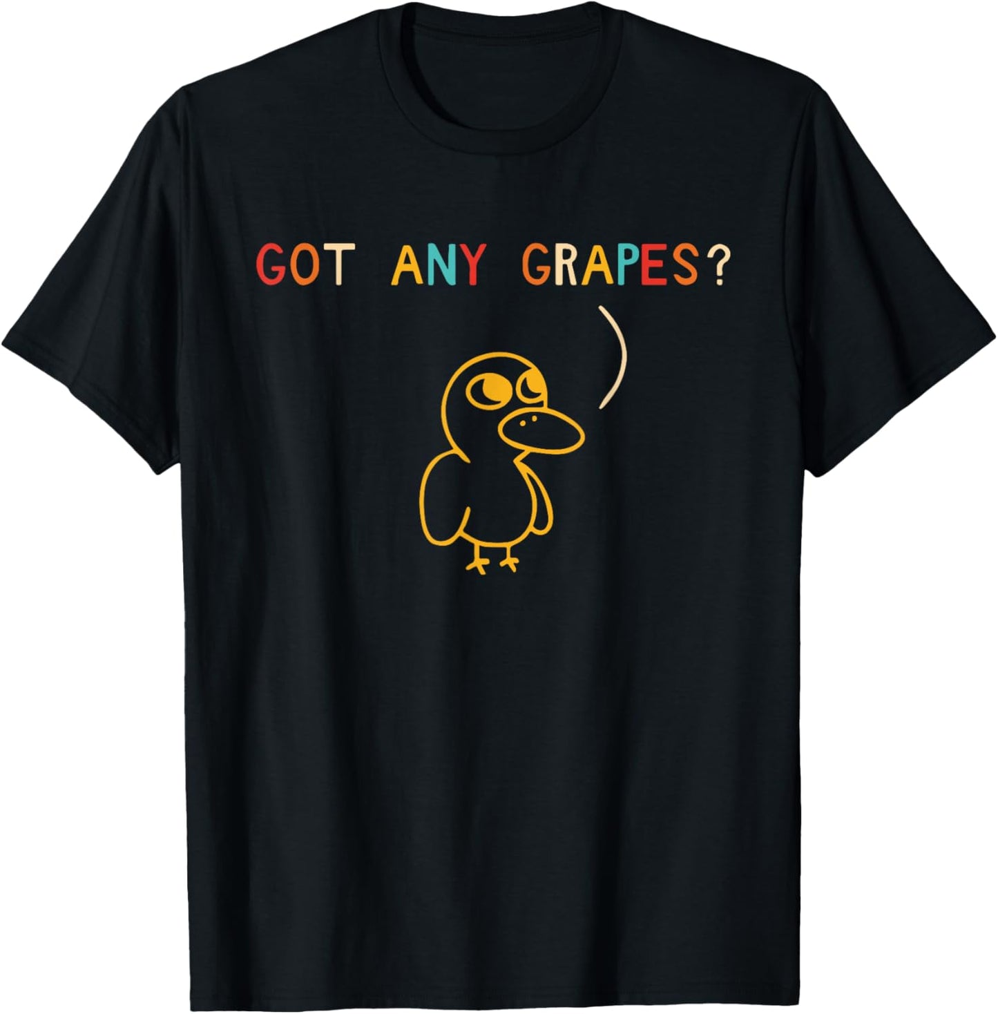 Got Any Grapes Funny Meme T-Shirt - T-Shirt | Black