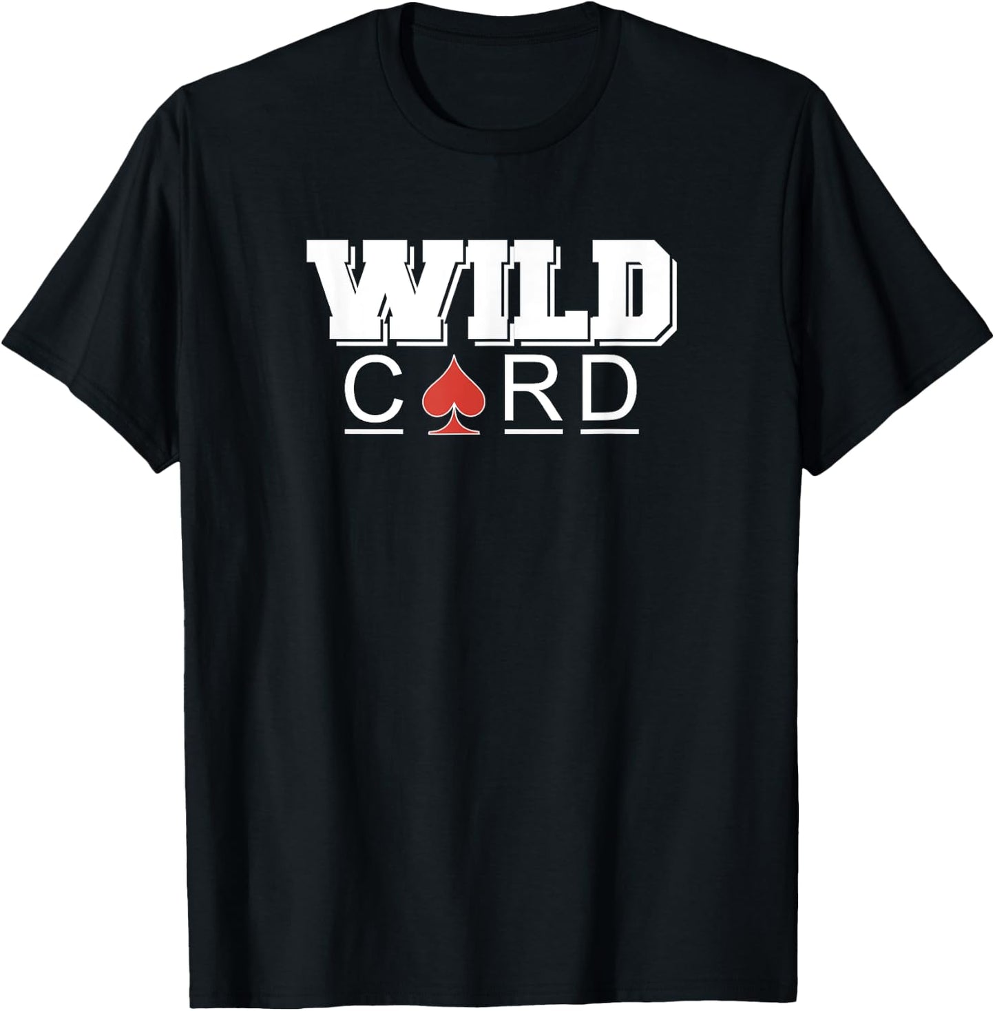 Wild Card Wildcard Ace of Spades T-Shirt - T-Shirt | Black