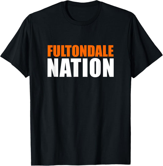 Fultondale High School Nation T-Shirt - T-Shirt | Black