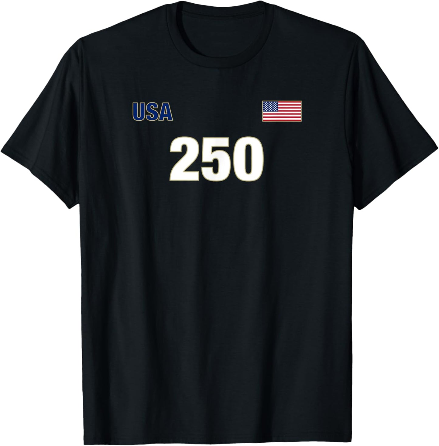 Usa 250 T-Shirt - T-Shirt | Black