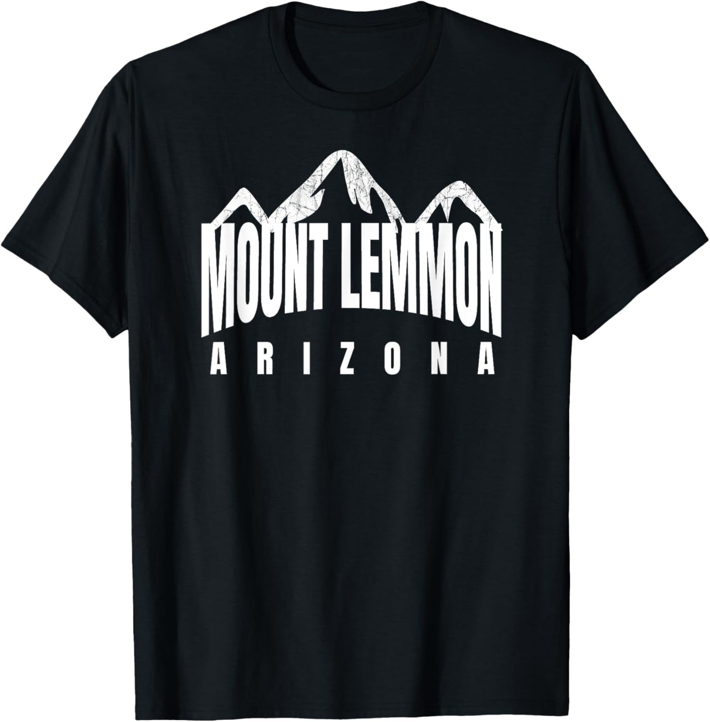 Mt Lemmon AZ Mountains Traditional Mt Lemmon AZ Mountain Top T-Shirt - T-Shirt | Black