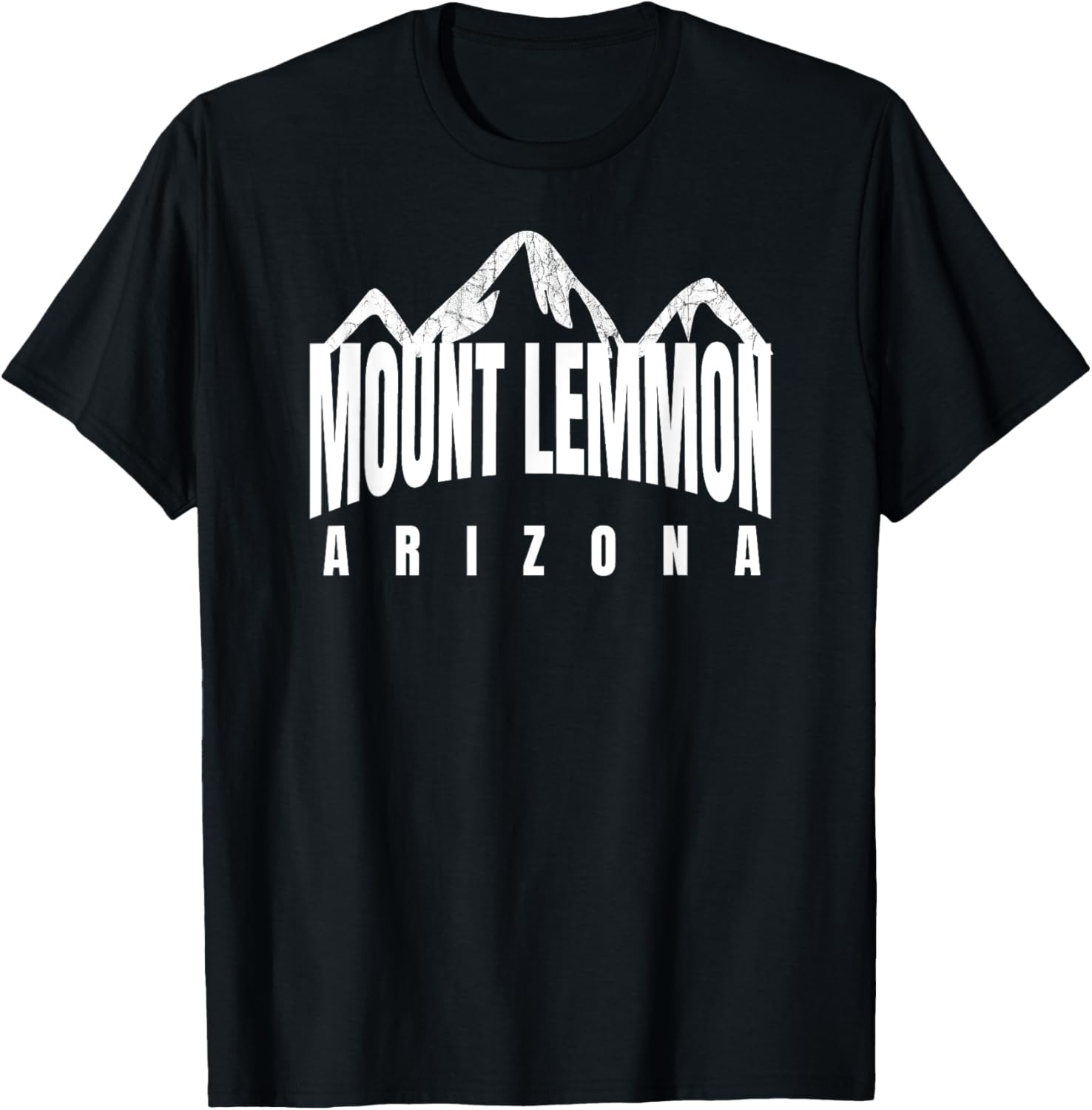 Mt Lemmon AZ Mountains Traditional Mt Lemmon AZ Mountain Top T-Shirt - T-Shirt | Black