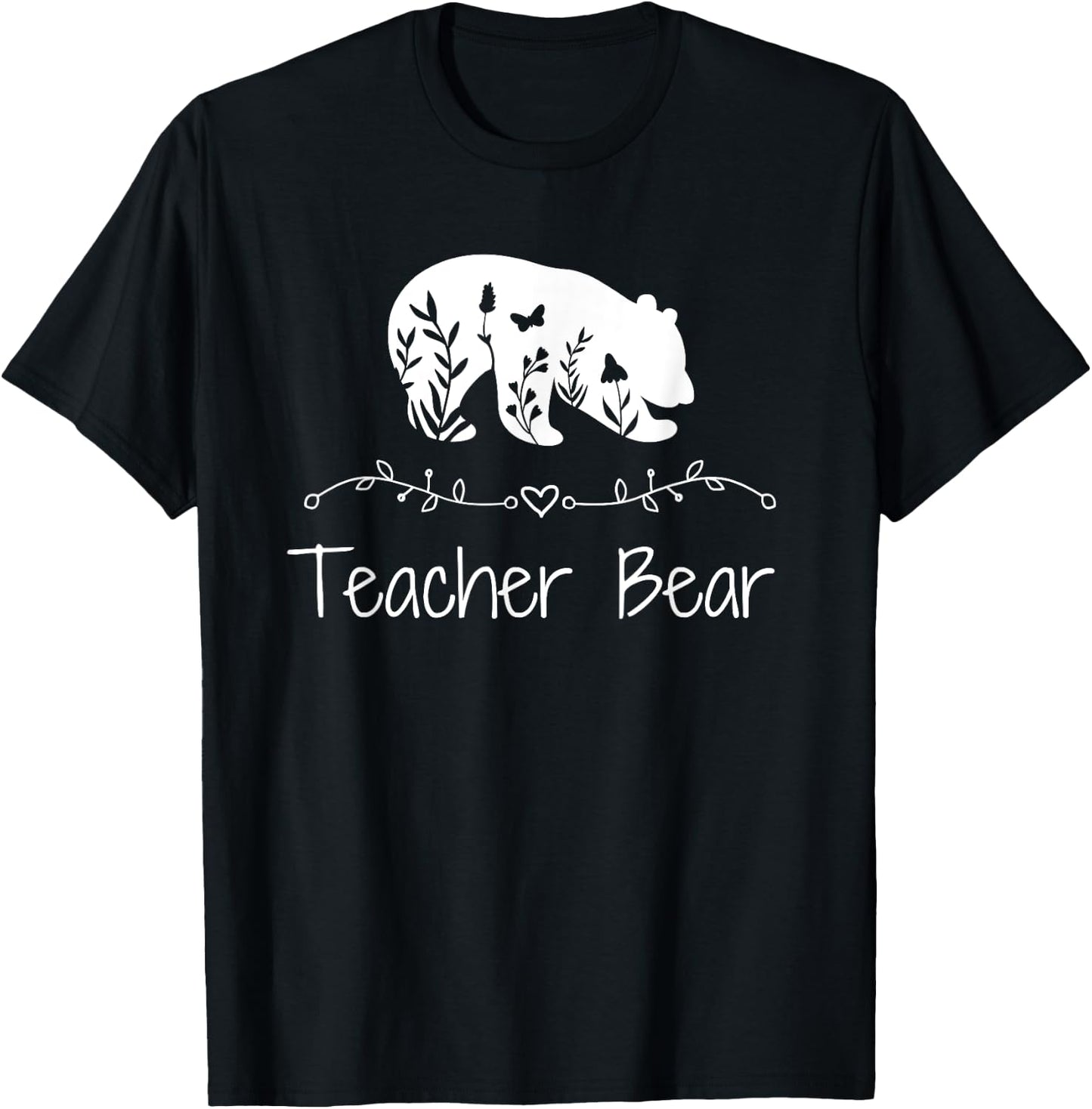 Teacher Bear For Educators - Teacher Appreciation Men Women T-Shirt - T-Shirt | Black