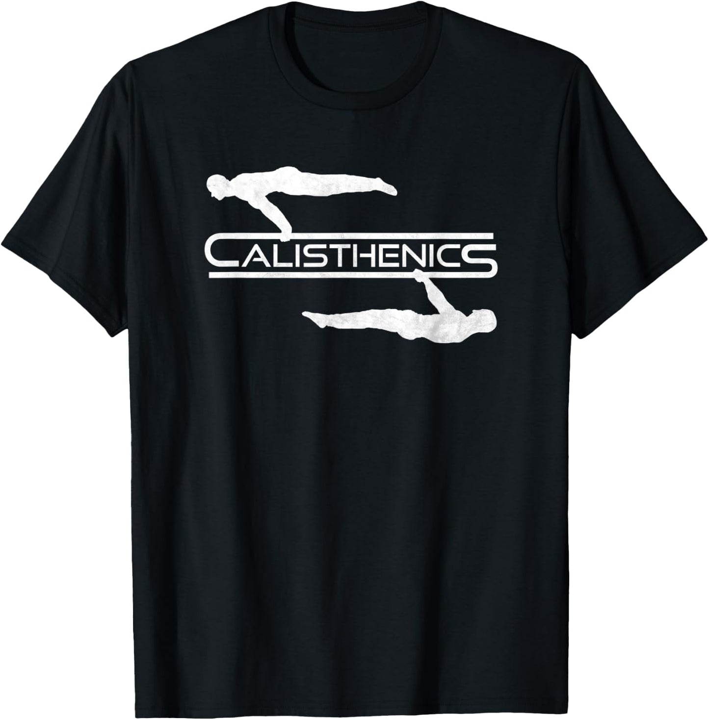 Calisthenics Planche Front Lever Street Workout T-Shirt - T-Shirt | Black