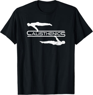 Calisthenics Planche Front Lever Street Workout T-Shirt - T-Shirt | Black