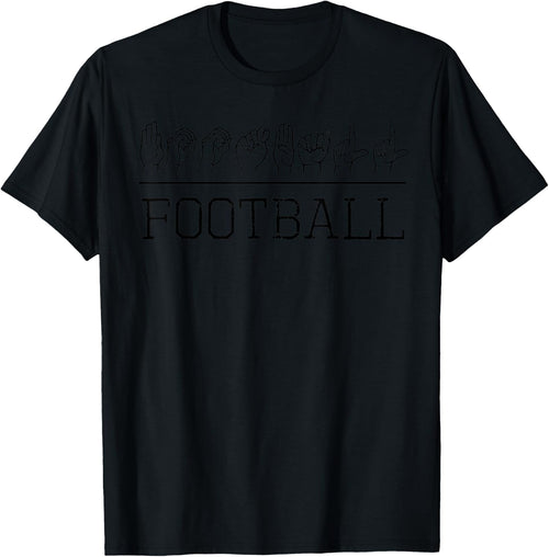 Deaf Pride ASL Sign Language Football Sports Lover Fan Gift