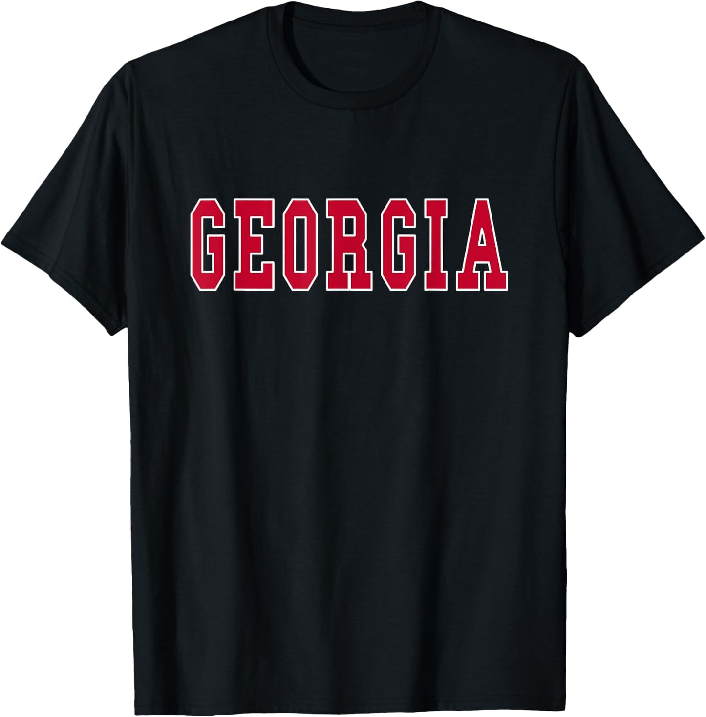 Georgia - Throwback Design - Classic T-Shirt - T-Shirt | Black