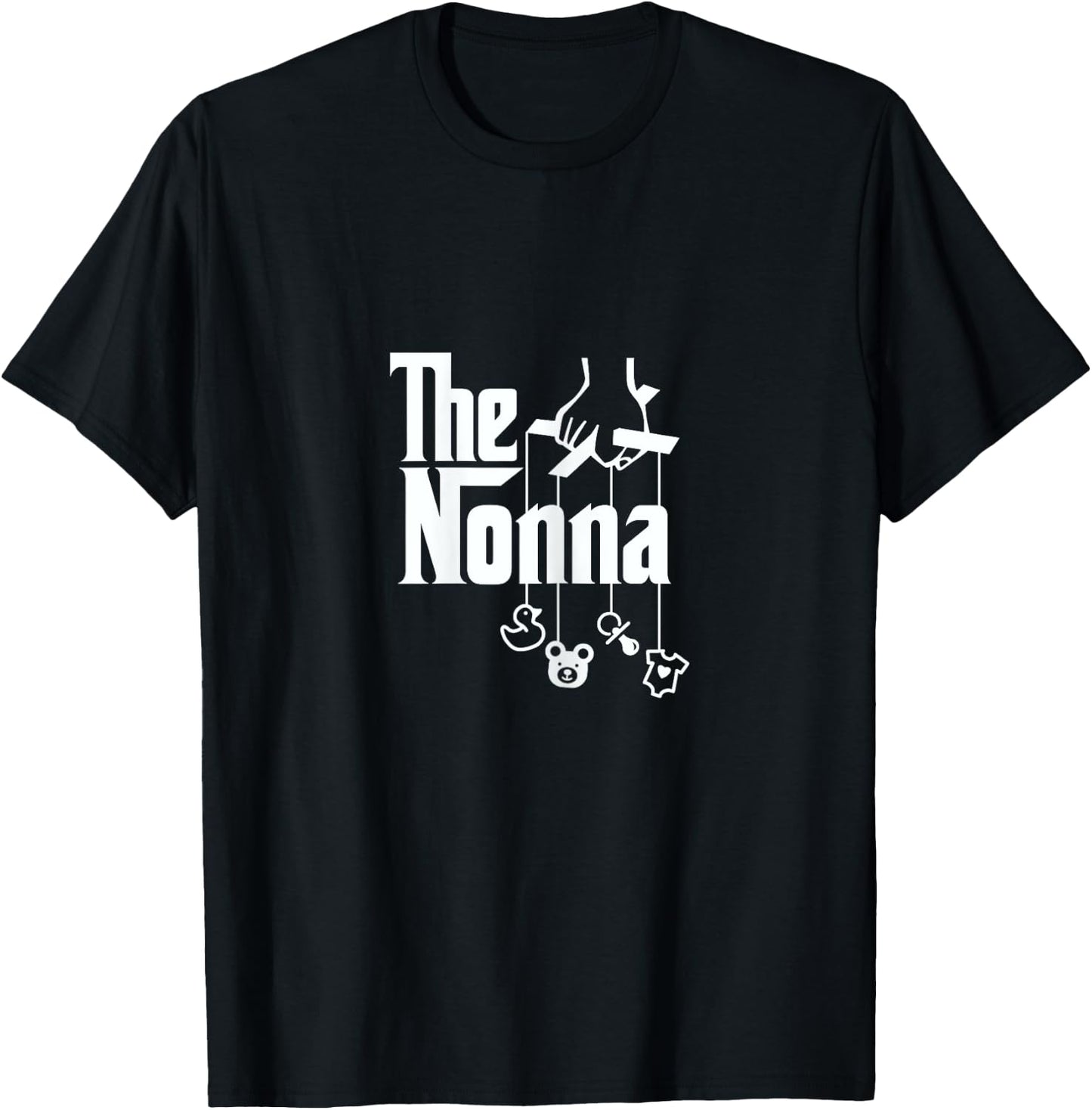 Nonna Italian Grandmother T-Shirt - T-Shirt | Black