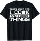 I cook and know things - fun chef chef joke gift T-Shirt - T-Shirt | Black