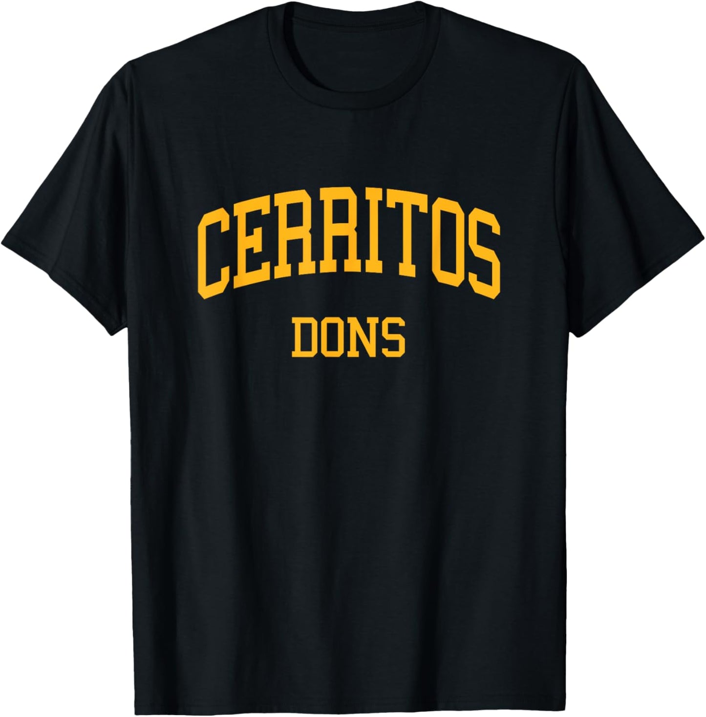 Cerritos High School HS Cerritos CA Retro Sports T-Shirt - T-Shirt | Black