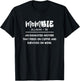 Mommy Definition Funny Coffee Wine Drinking Mother's Day T-Shirt - T-Shirt | Black