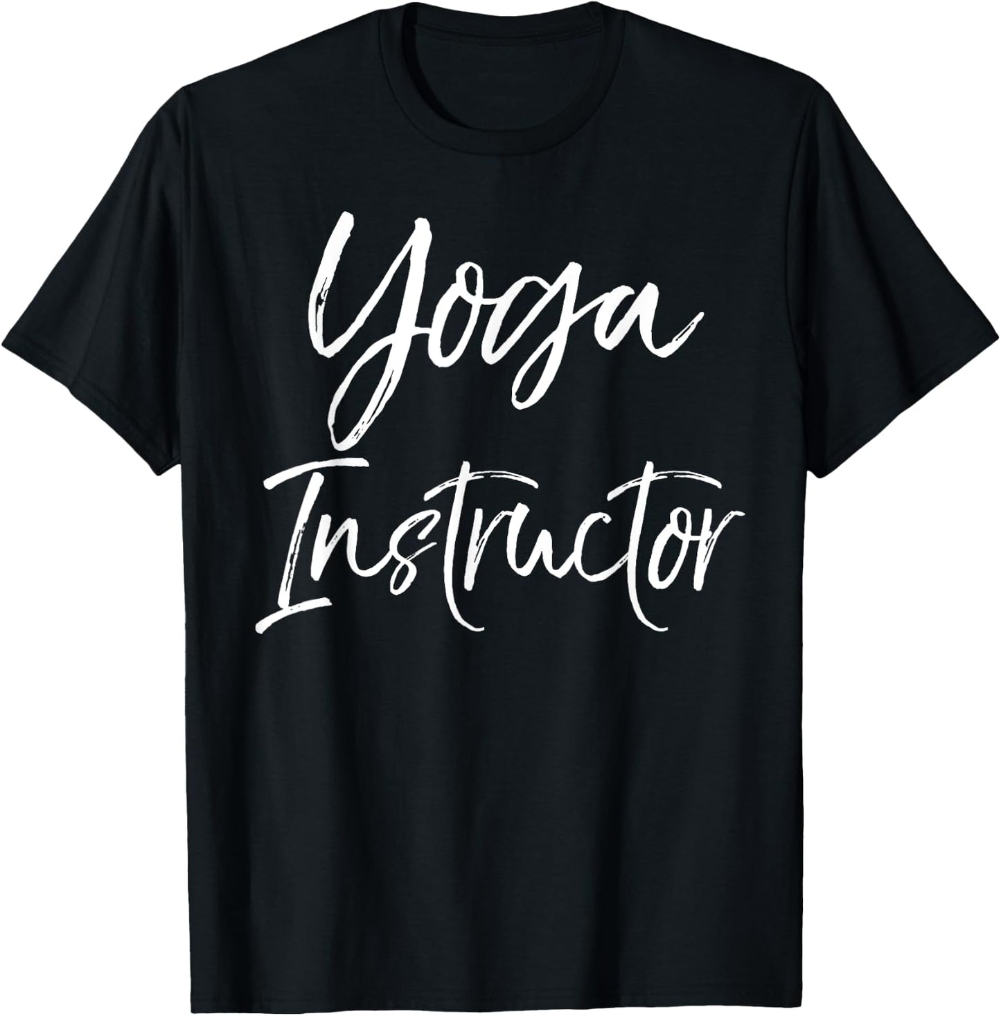 Funny Yoga Instructor Gifts Cute Yoga Instructor T-Shirt - T-Shirt | Black