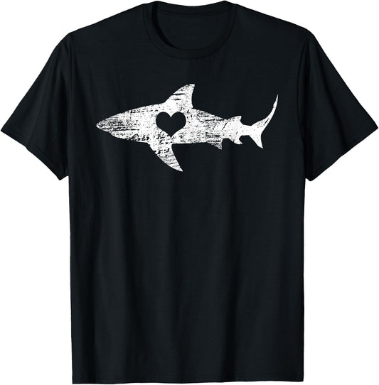 Hai Motiv Taucher Geschenk | Weier Hai Liebhaber Shark Diver - Men's Black Small Classic Fit Short Sleeve T-Shirt - T-Shirt | Black