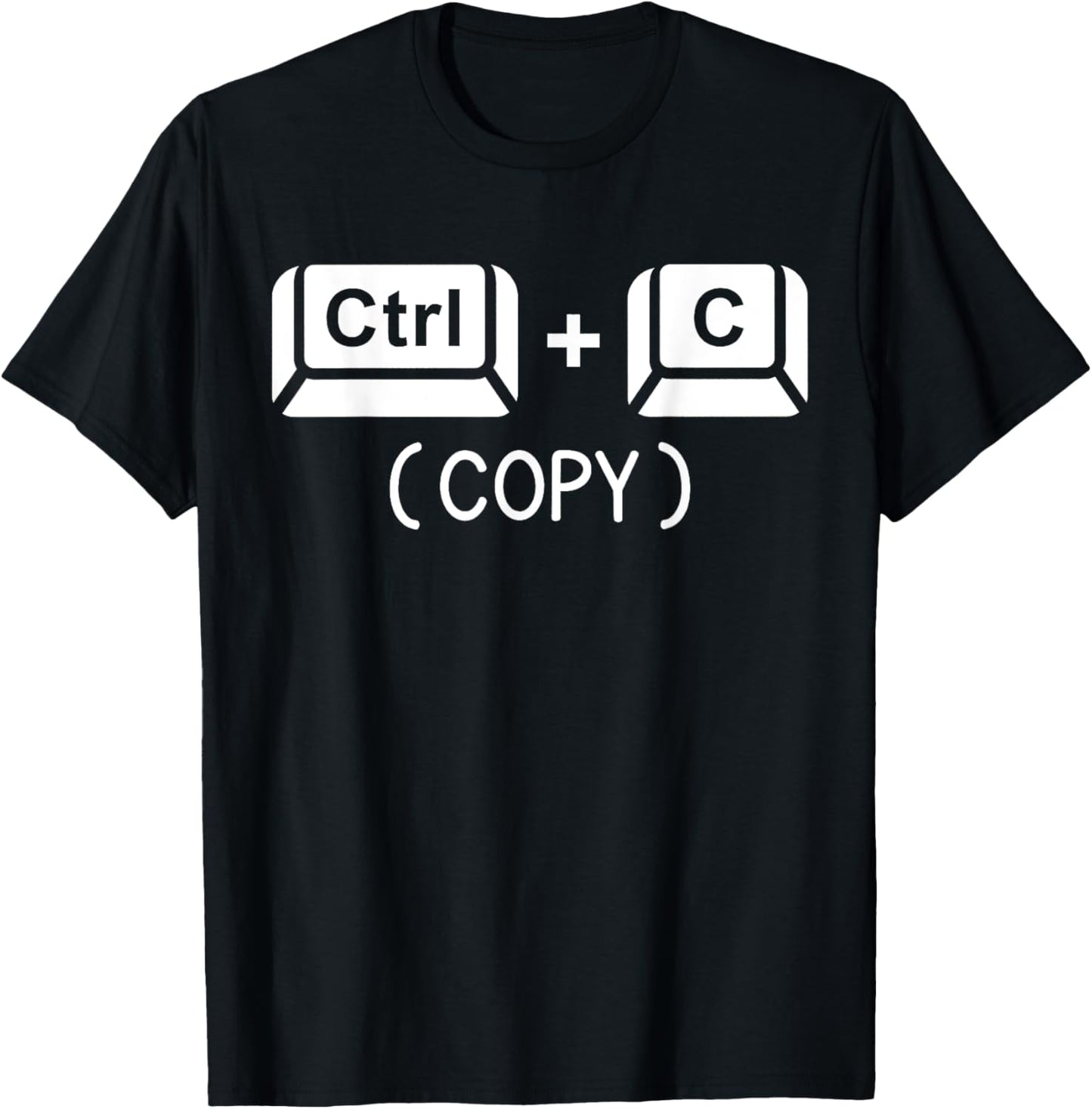 Copy Paste Ctrl C Ctrl V Dad Son Happy Father's Day Family T-Shirt - T-Shirt | Black