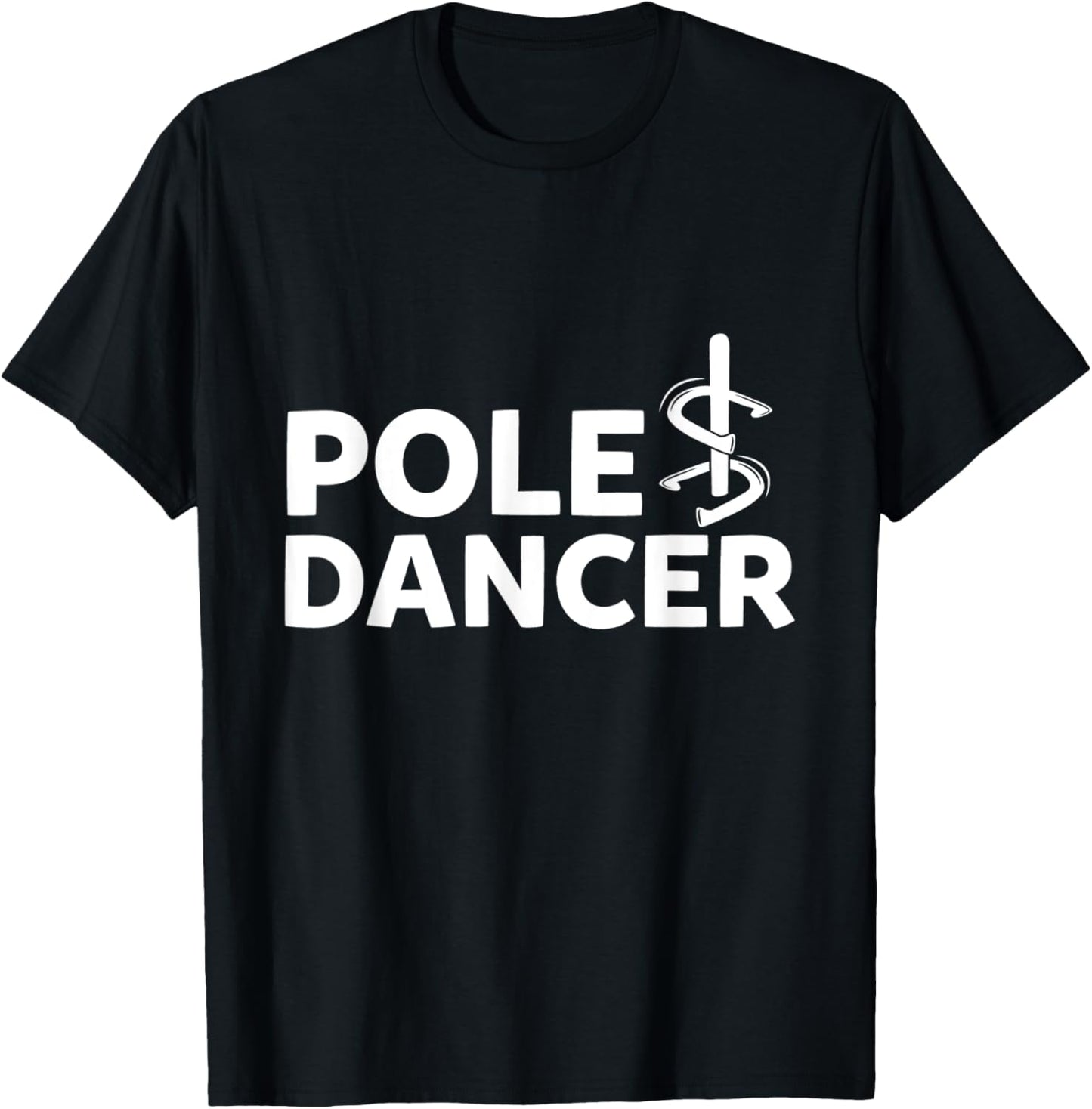 Pole Dancer Horseshoe Throwing Horseshoe Pitching T-Shirt - T-Shirt | Black