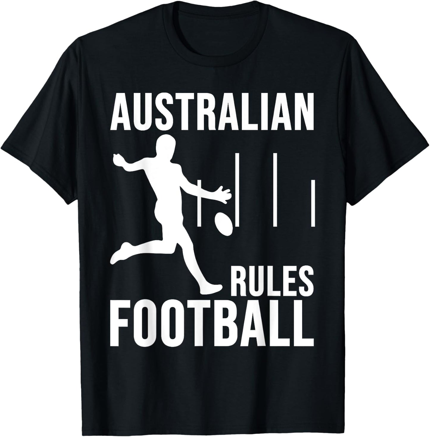 Australian Rules Football Lovers - Great Aussie Sport Gift T-Shirt - T-Shirt | Black