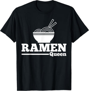 Ramen Bowl Queen T-Shirt - T-Shirt | Black