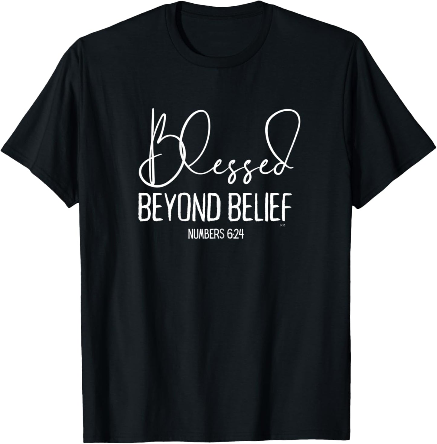 BLESSED BEYOND BELIEF/ Christian Faith Women T-Shirt - T-Shirt | Black
