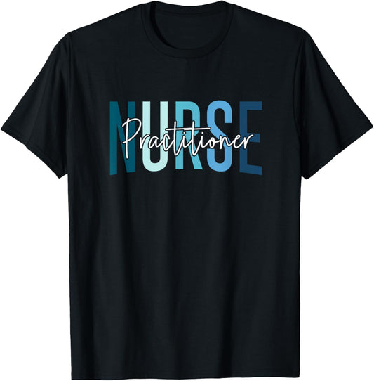 Funny Family Nurse Practitioner NP Nursing Day Nurse Week T-Shirt - T-Shirt | Black