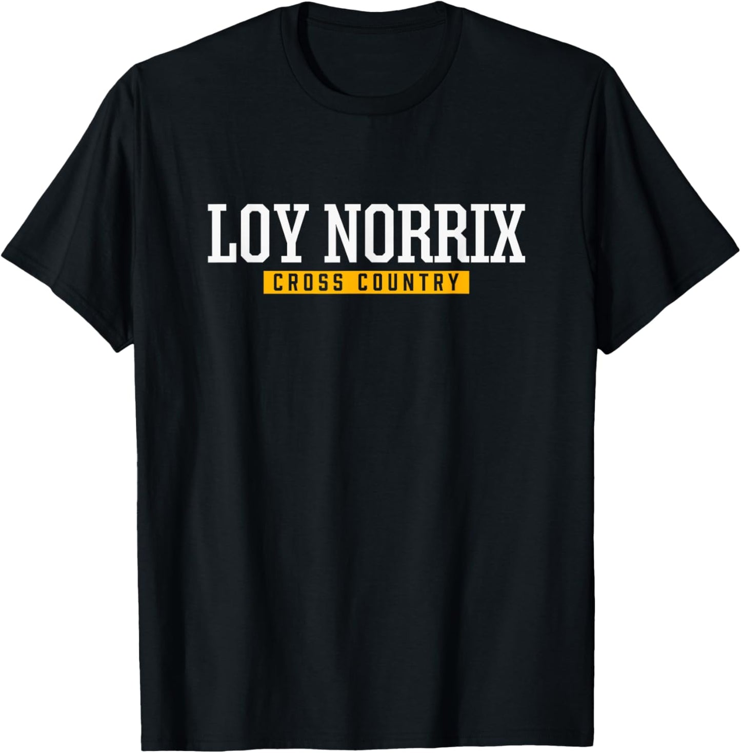 Loy Norrix High School Cross Country T-Shirt - T-Shirt | Black