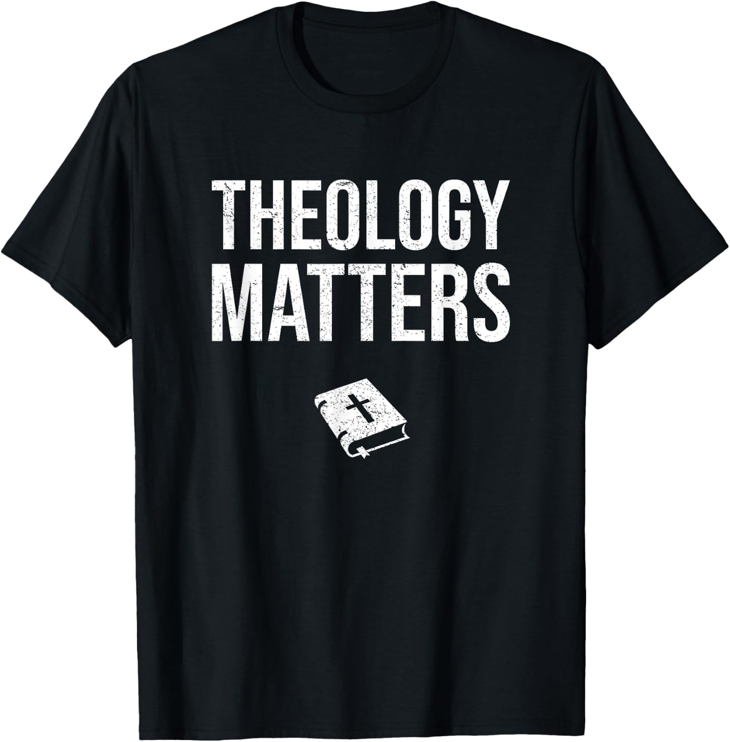 Theology Matters christian seminary T-Shirt - T-Shirt | Black