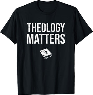 Theology Matters christian seminary T-Shirt - T-Shirt | Black
