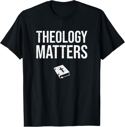 Theology Matters christian seminary T-Shirt - T-Shirt | Black