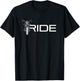 Motorcycle Apparel - RIDE Motorcycle T-Shirt - T-Shirt | Black