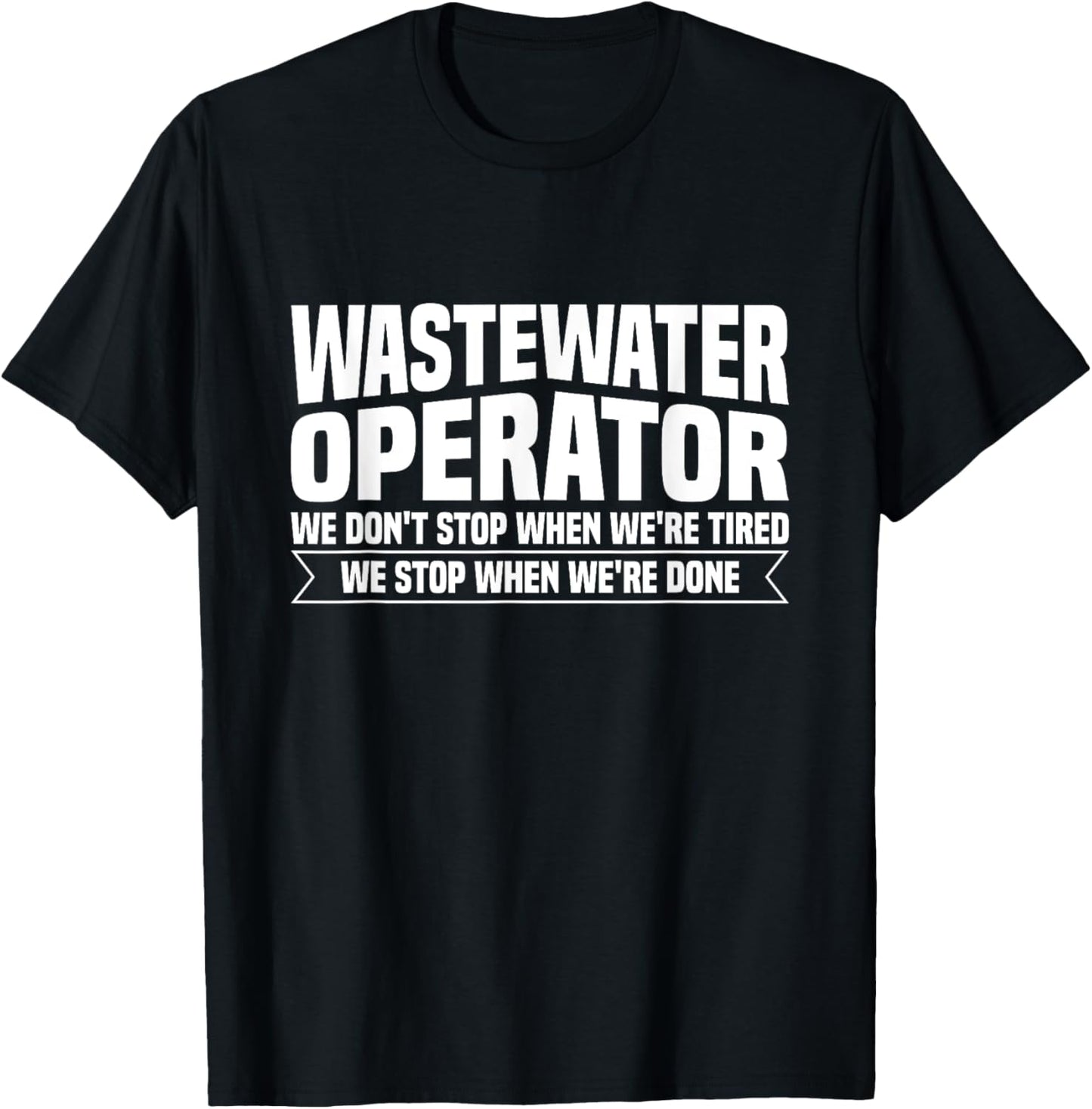Wastewater Treatment Design for a Wastewater Operator T-Shirt - T-Shirt | Black